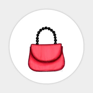 Red Women's Bag Magnet